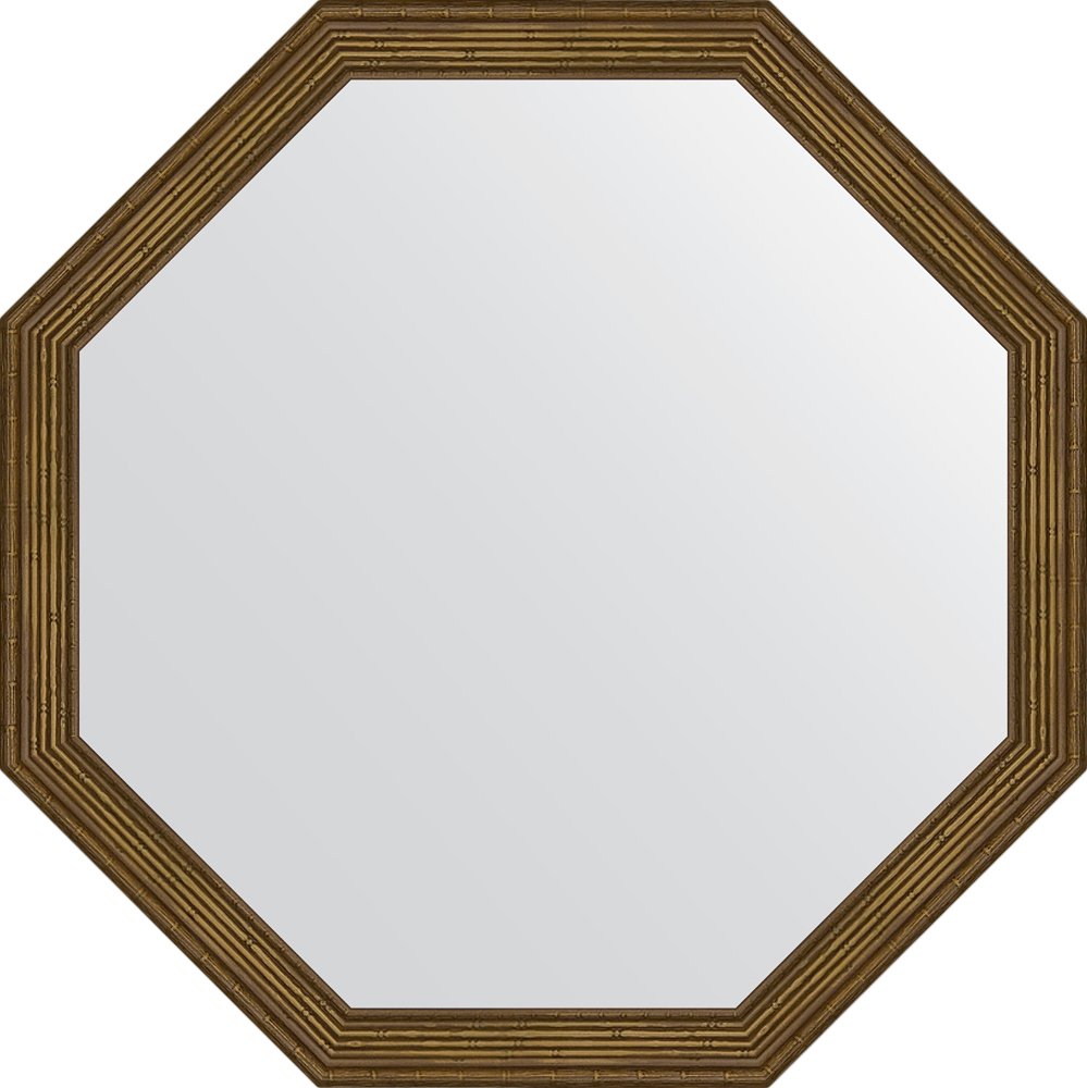 

Зеркало Evoform Octagon BY 3663 69х69 см, сухой тростник, Темное дерево