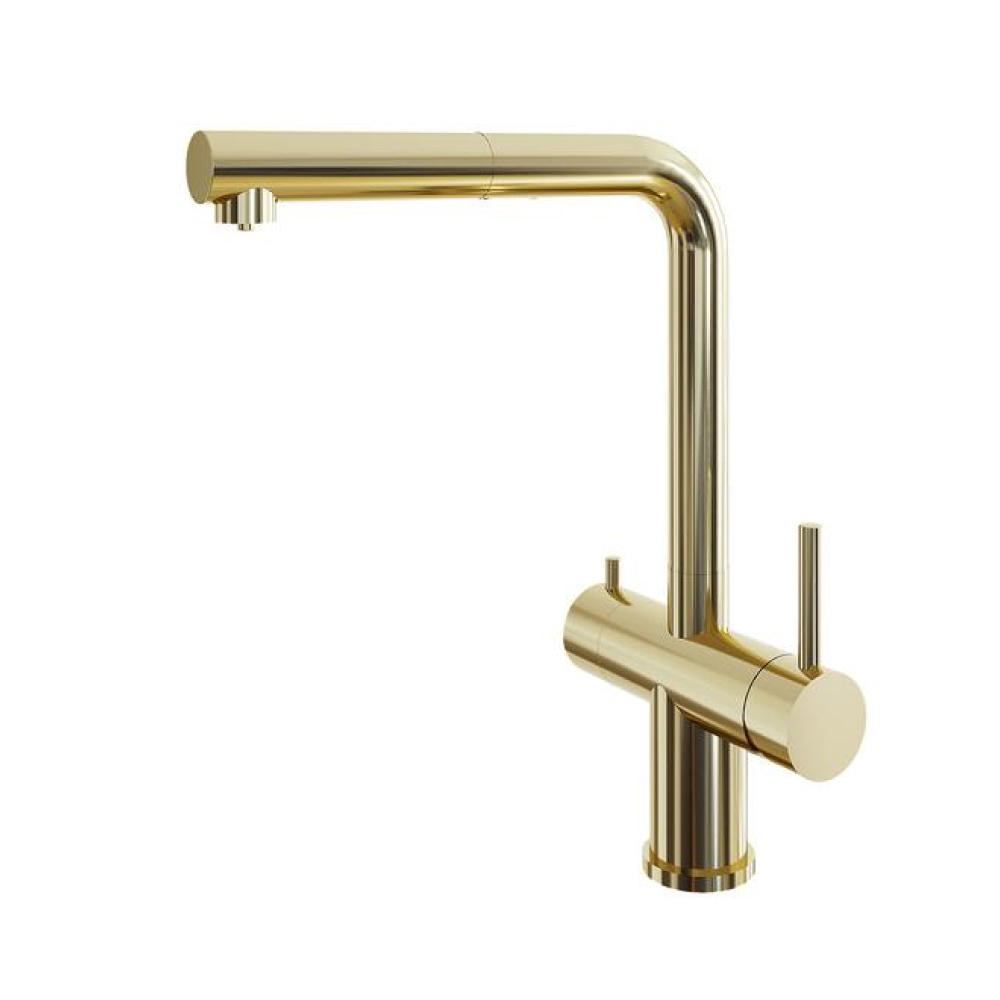 

Смеситель для кухонной мойки Grandex Aqua Handy-P 9020961 золото, 9020961