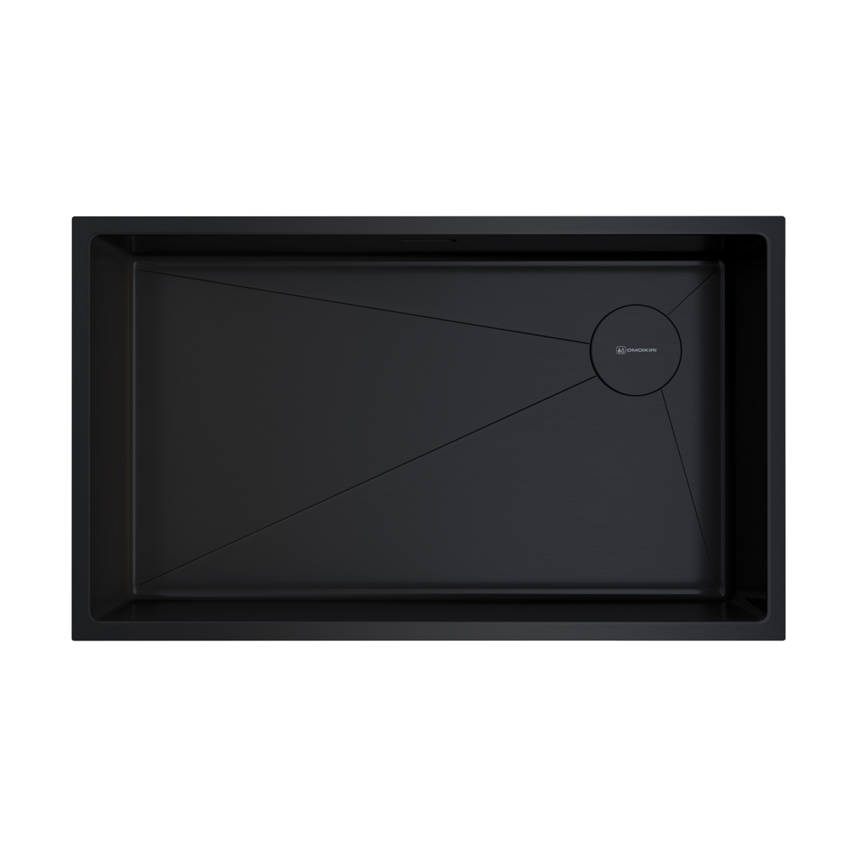 

Мойка кухонная Omoikiri Taki 74-U/IF Side 4993172 74х44 см графит, Серый, 4993172