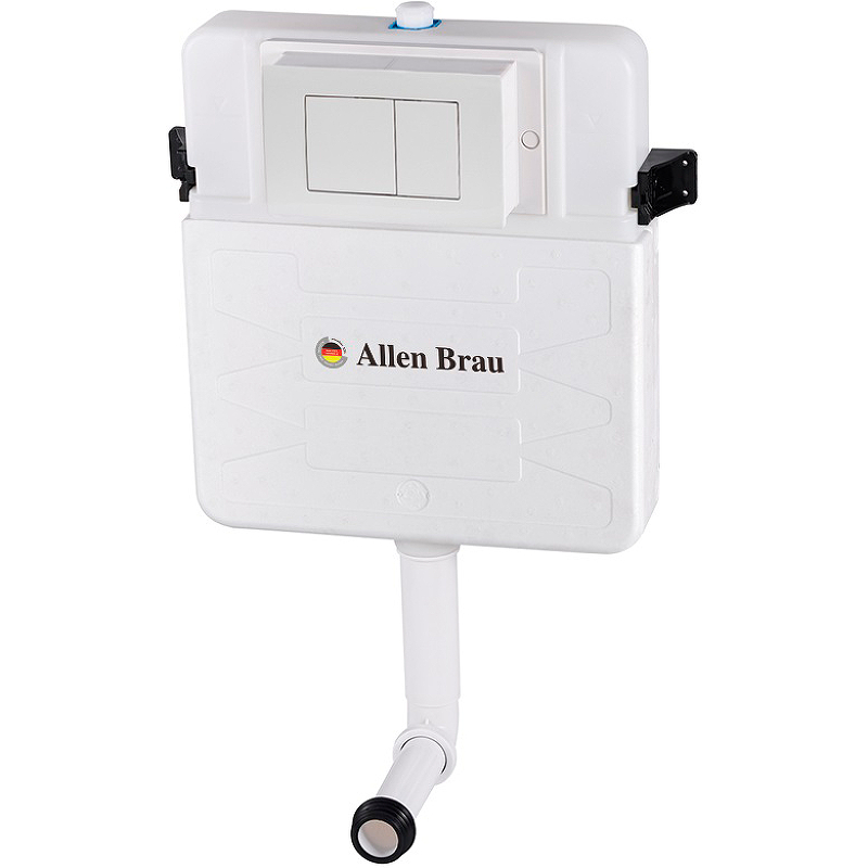 

Смывной бачок скрытого монтажа Allen Brau Pneumatic 9.11104.20 с кнопкой смыва на выбор, 9.11104.20
