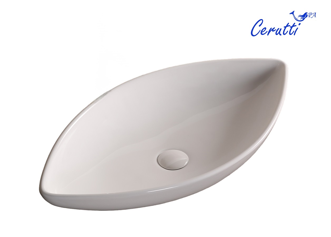 

Раковина Ceruttispa CR7093A 71х36,5 накладная, лодочка, белый, CR7093A