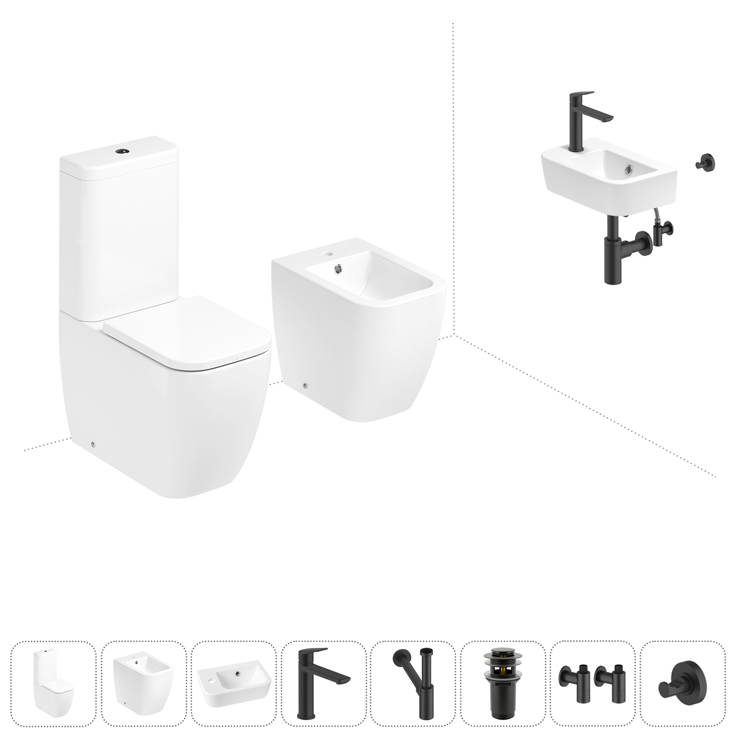 

Набор для туалета 8 в 1 Lavinia Boho One 202009097, 202009097