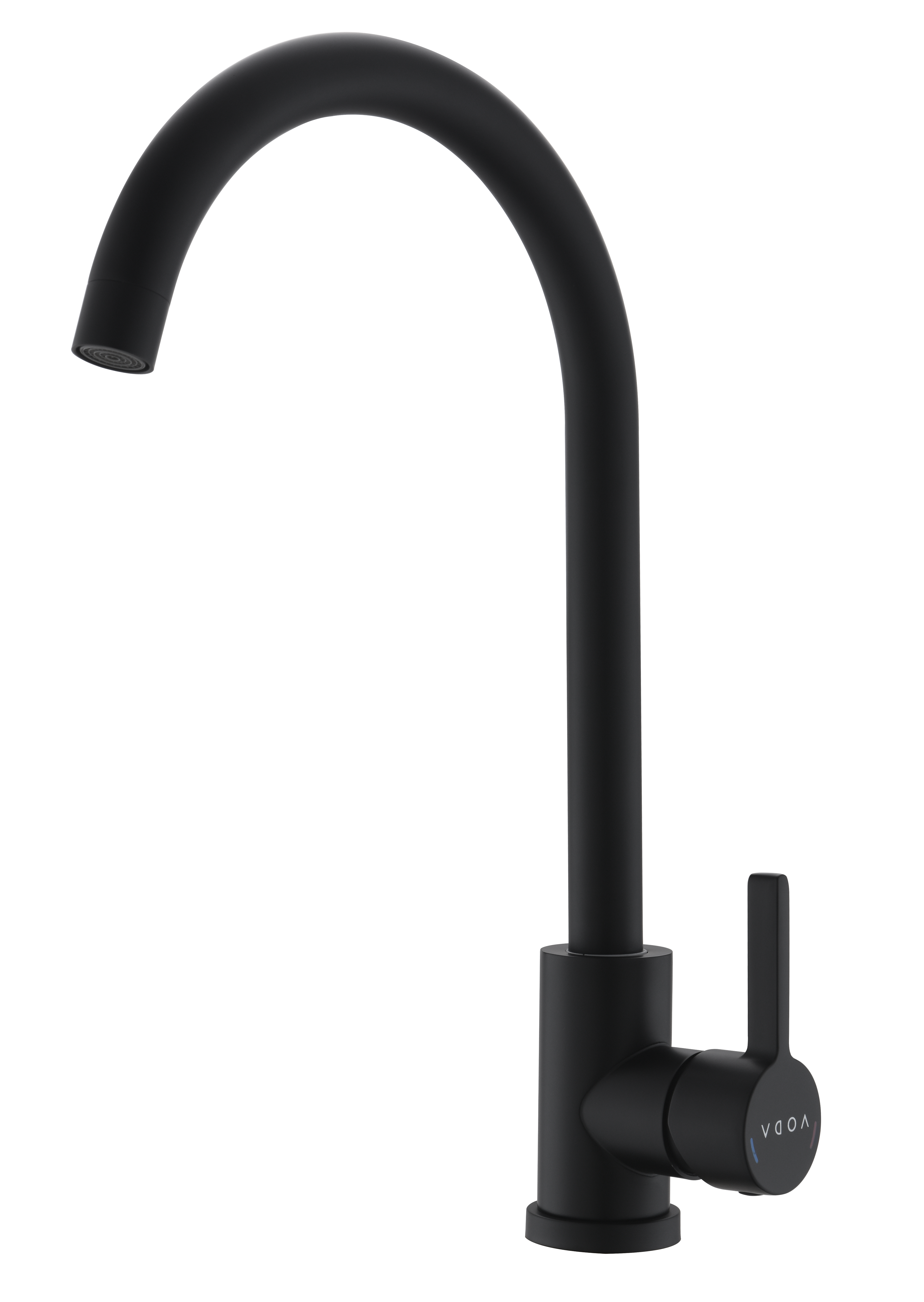 

Смеситель для кухонной мойки Voda K 55B черный, K 55B