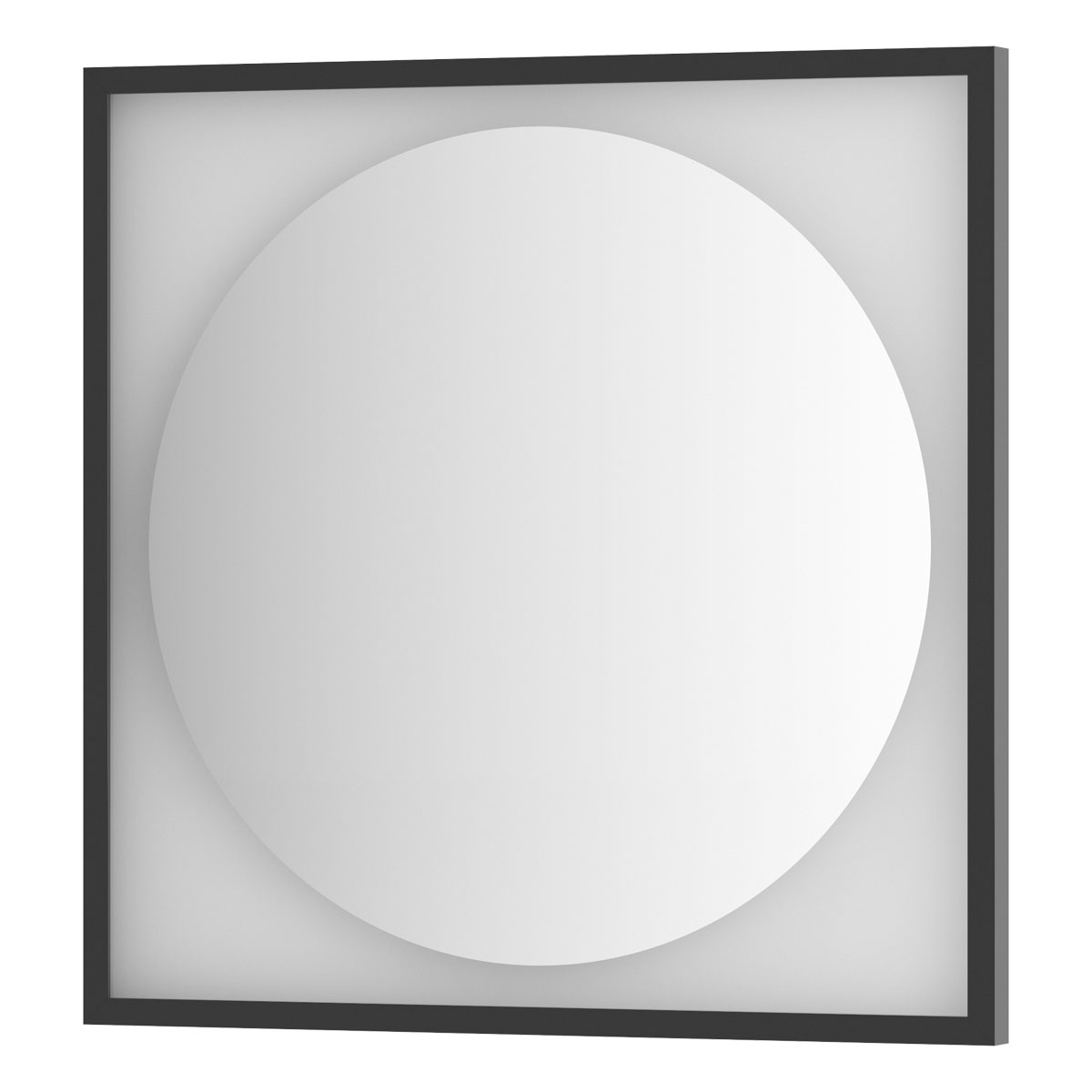 

Зеркало Defesto Еclipse DF 2222 70x70 черная рама, с LED-подсветкой, Черный, DF 2222