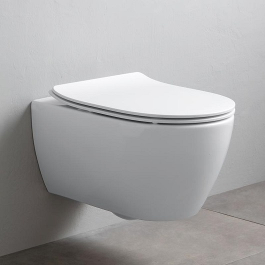 

Унитаз подвесной Scarabeo Glam 5201/TW безободковый, белый, 5201/TW