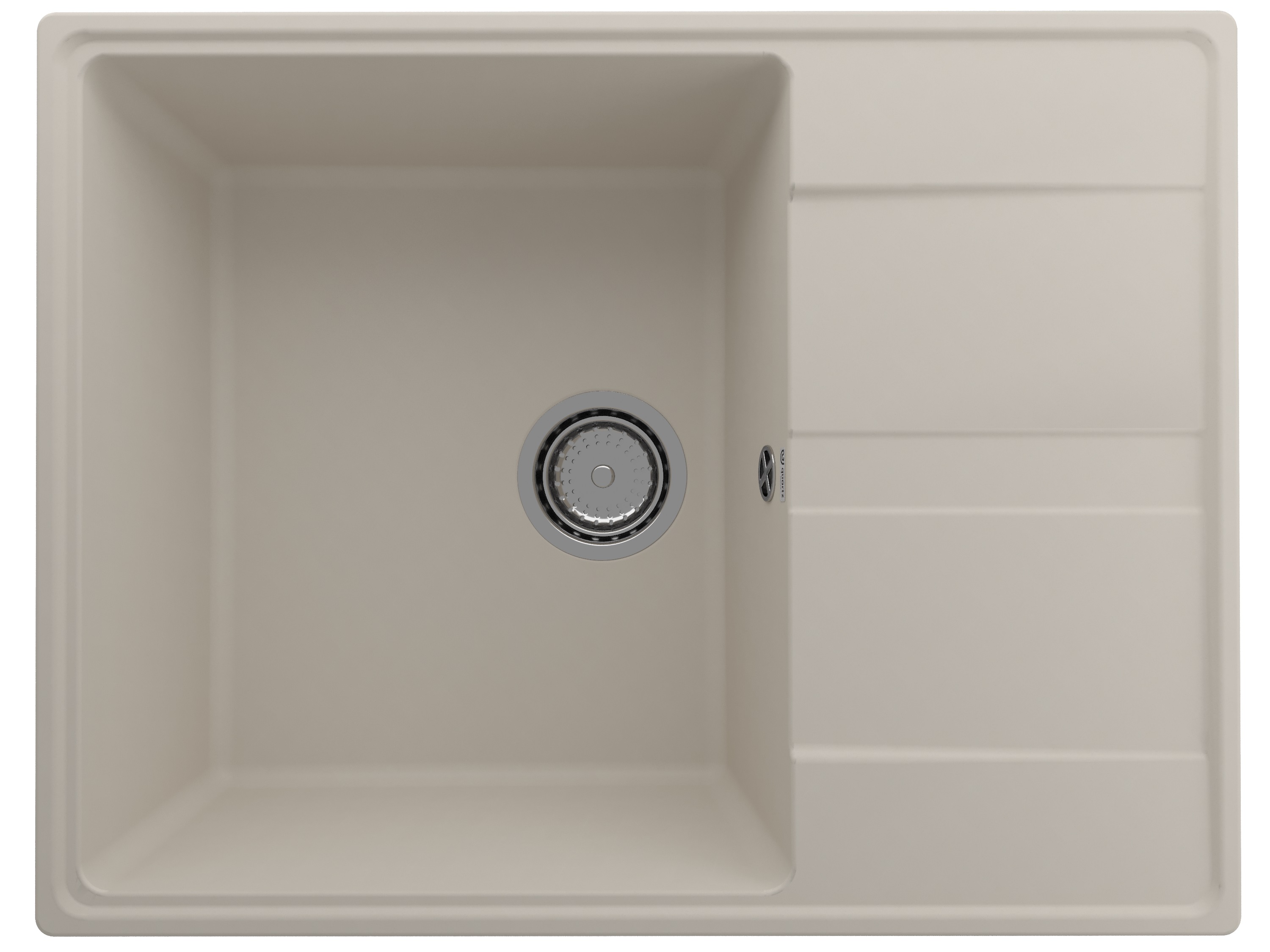 

Мойка кухонная Ulgran Quartz Prima 650-02 65х50 см, лен, Бежевый, Prima 650-02