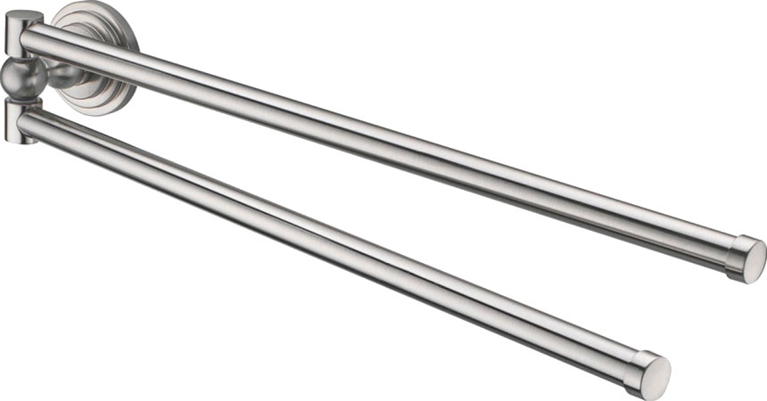 

Полотенцедержатель WasserKRAFT Ammer K-7031 двойной, никель, Хром, Ammer K-7031