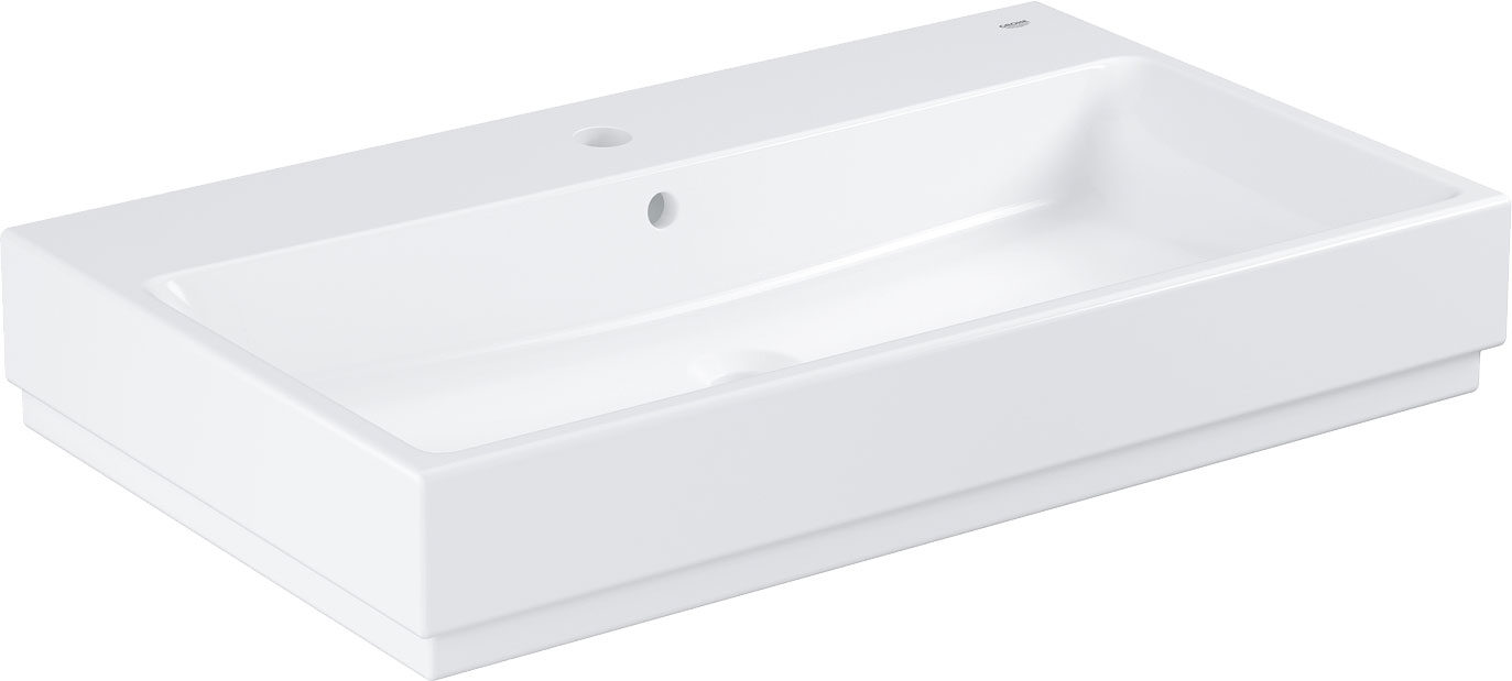 

Раковина Grohe Cube Ceramic 3946900H подвесная 80 см, Белый, Cube Ceramic 3946900H