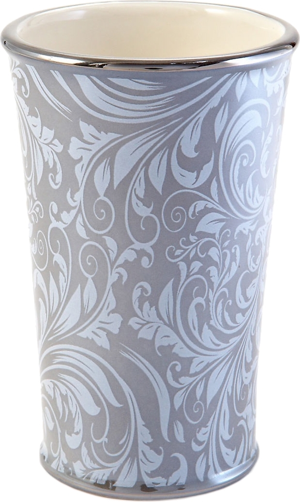 

Стакан Kassatex Bedminster Scroll Flint Grey для зубной пасты, Хром;голубой;рисунок;серый, Bedminster Scroll Flint Grey