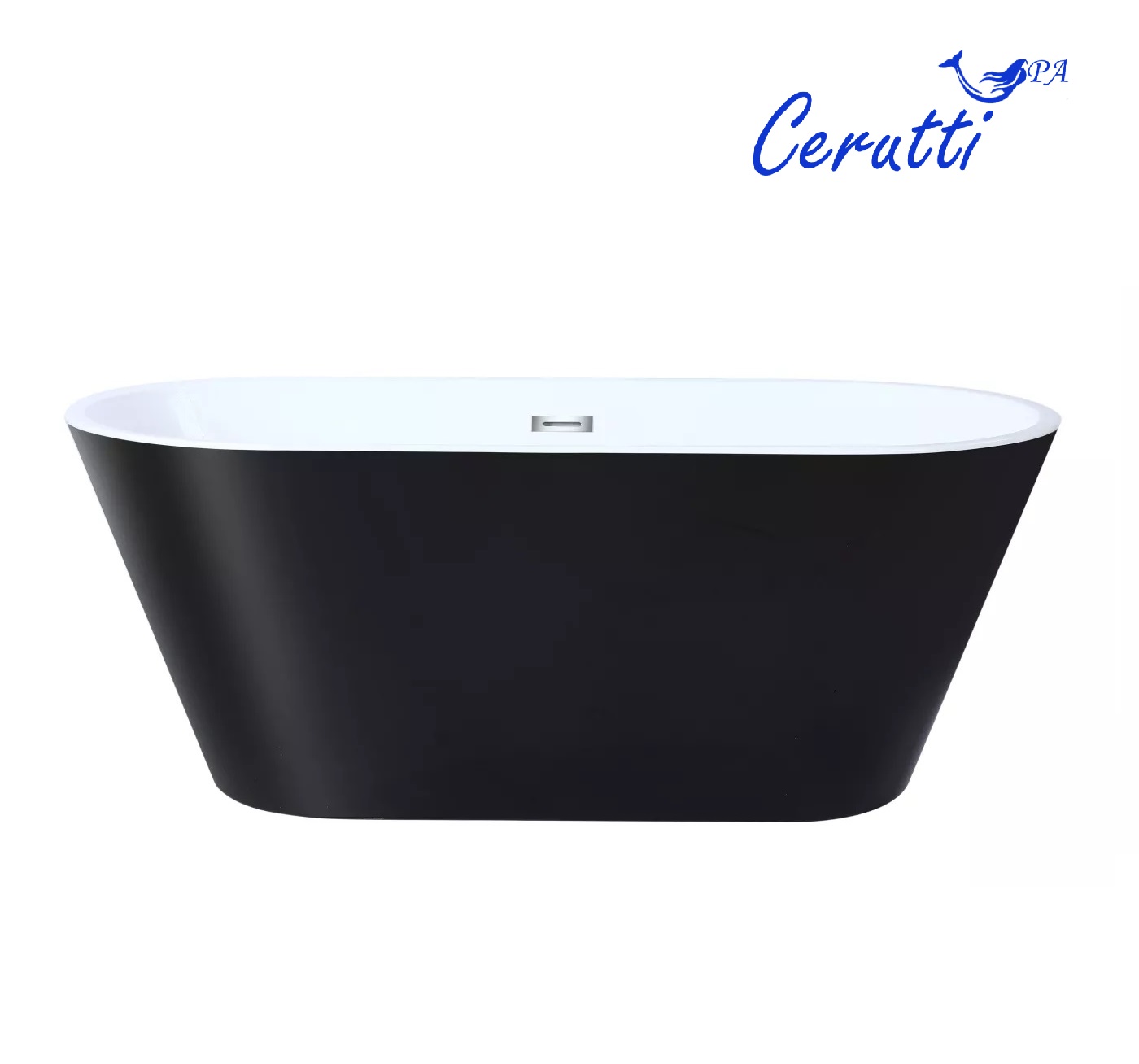 

Акриловая ванна Ceruttispa RESIA170IIGMB 170х75 отдельностоящая, черный матовый/белый, Черный/белый, RESIA170 CT10879