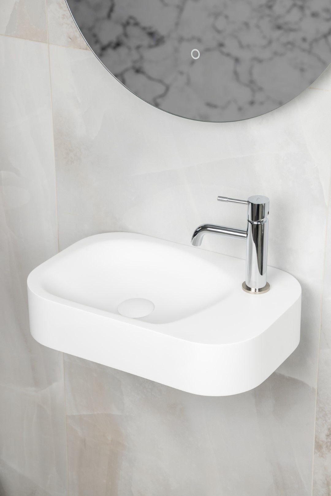 

Раковина накладная Armadi Art Corian 902-MW 48х32 см, белая матовая, Белый, 902-MW
