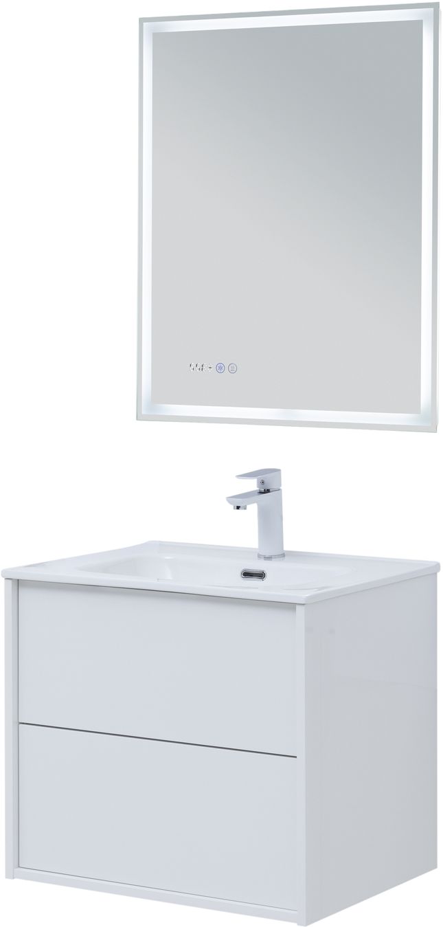 

Мебель для ванной Aquanet Lino 60 (Flat) подвесная, белый глянец, Lino 60 (Flat)