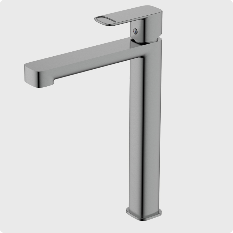 

Смеситель для раковины AQUAme Parma AQM6614GM серый матовый, AQM6614GM