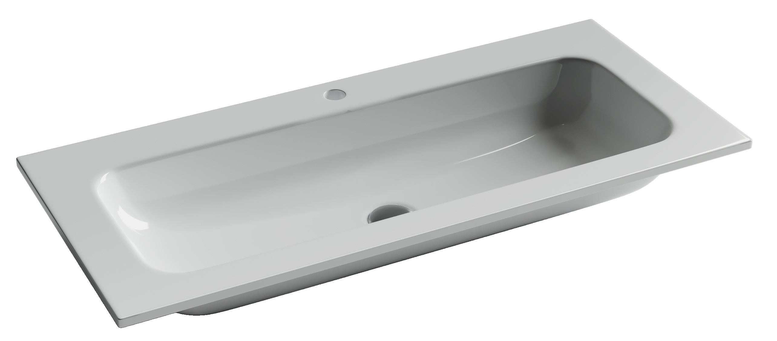 

Мебельная раковина Ceramicanova Grace CN7013 встраиваемая 101х45,7 см, белая, Белый, CN7013