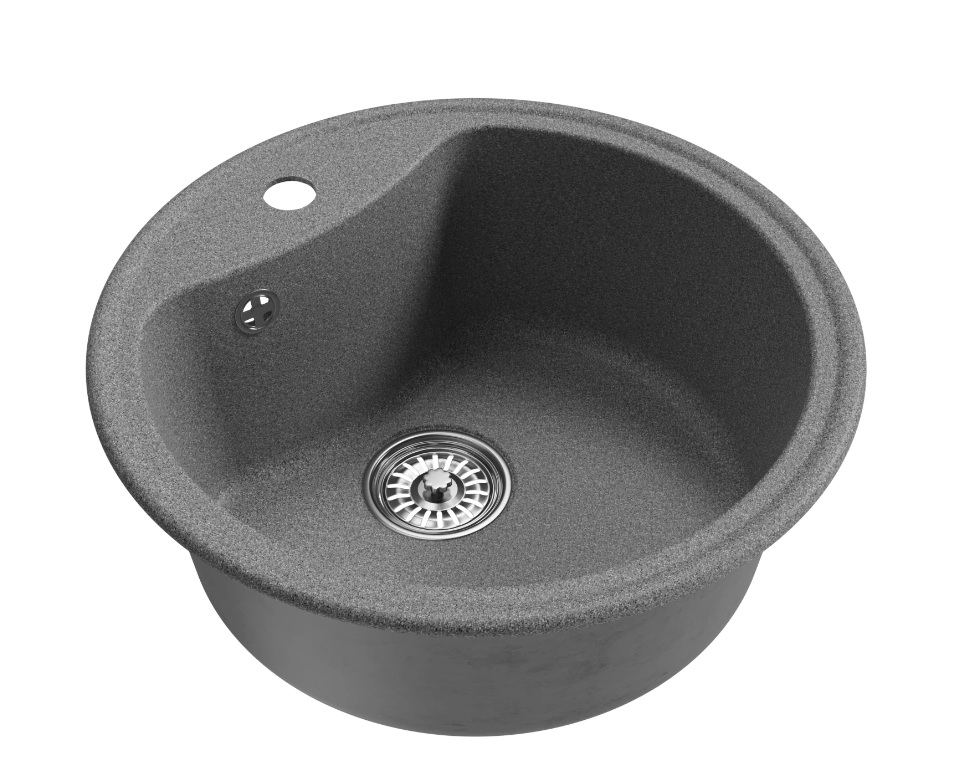 

Мойка кухонная Mixline ML-GM09 темно-серая 51 см, Темно-серый, ML-GM09 551798