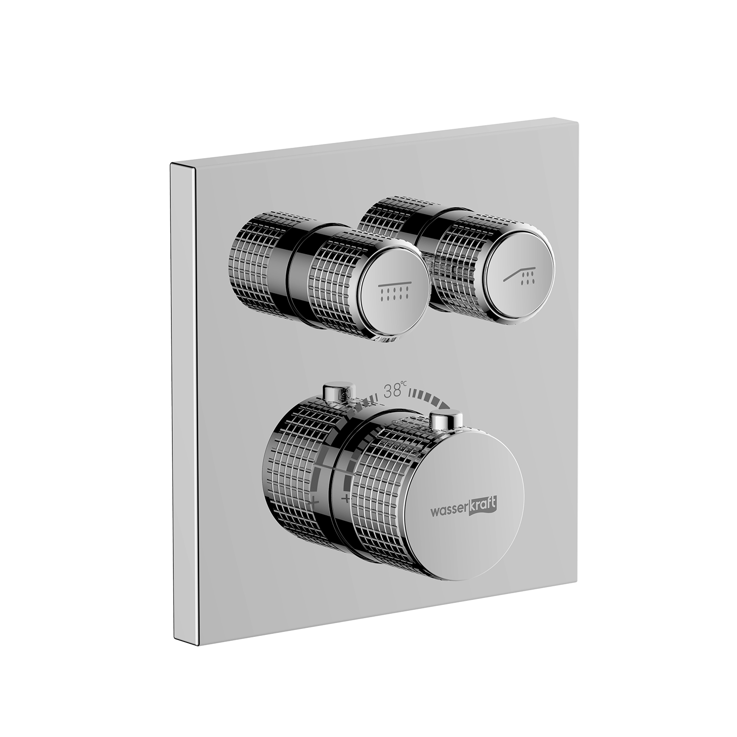 

Термостат для ванны с душем WasserKRAFT Dinkel 5848 Thermo, Хром, 5848 Thermo