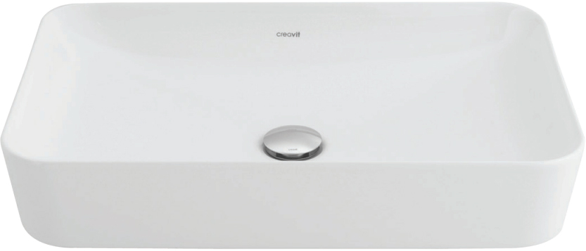 

Мебельная раковина Creavit Ultra UL060.G (40*60 см) ЖЕМЧУЖНО-БЕЛ. МАТОВЫЙ, Белый, UL060-00MB00E-0000