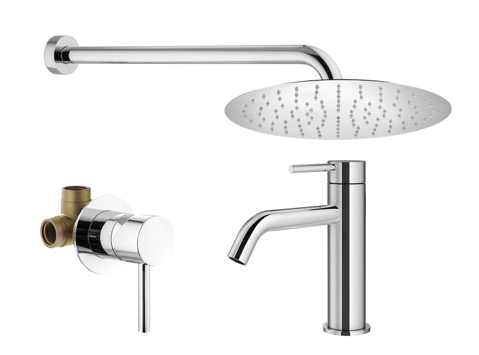 

Душевой комплект Plumberia Selection Ixo KITXO01CR53 хром, KITXO01CR53