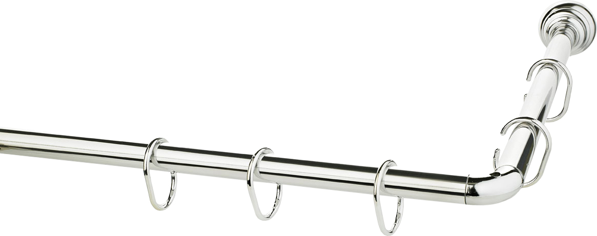 

Карниз для ванны Grekon 1270-170CR, Хром, 1270-170CR
