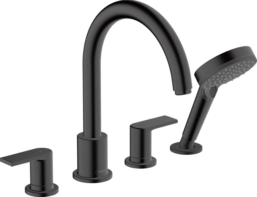 

Смеситель Hansgrohe Vernis Shape 71459670 на борт ванны, черный