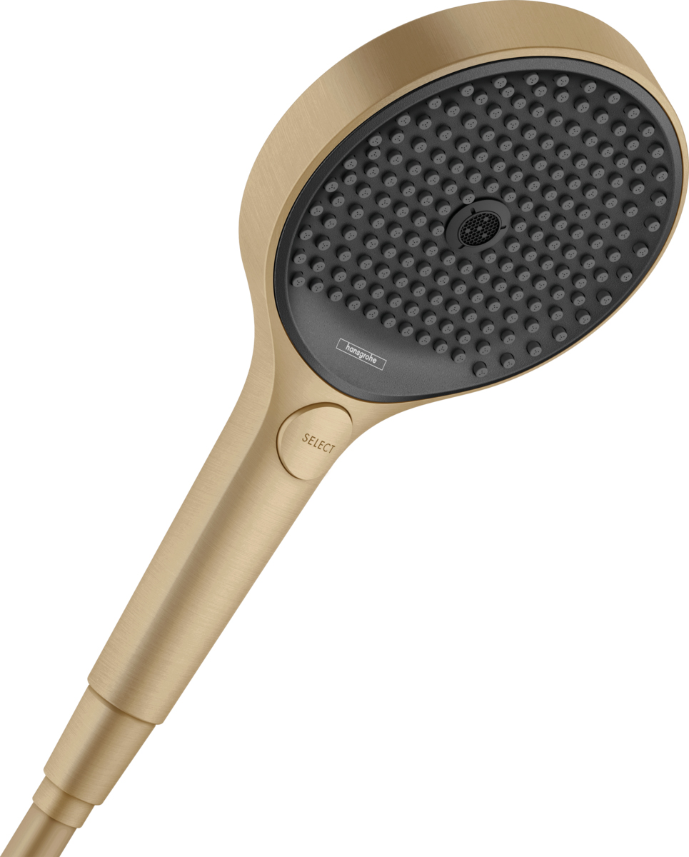 

Душевая лейка Hansgrohe Rainfinity 130 26864140 шлифованная бронза