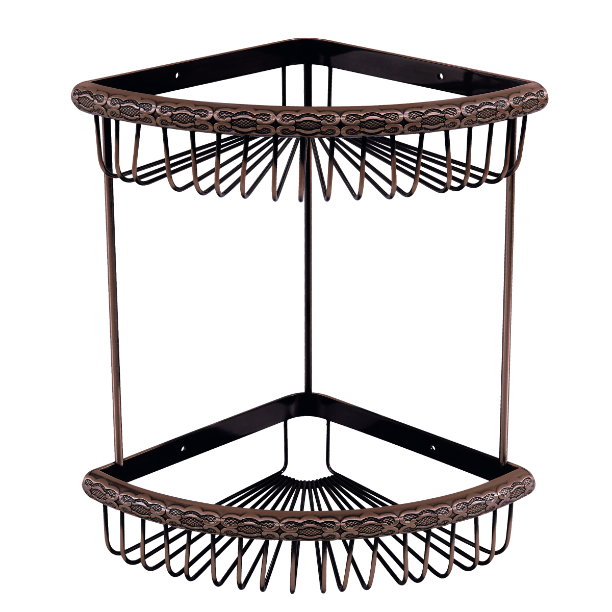 

Полка Lemark Jasmine LM6682ORB 2-х ярусная, угловая, черная бронза, LM6682ORB