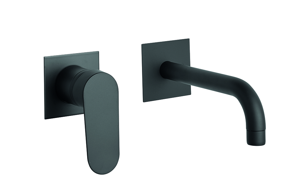 

Смеситель Fiore Kevon Black Matt 81NN7527 для раковины настенный черный, 81NN7527