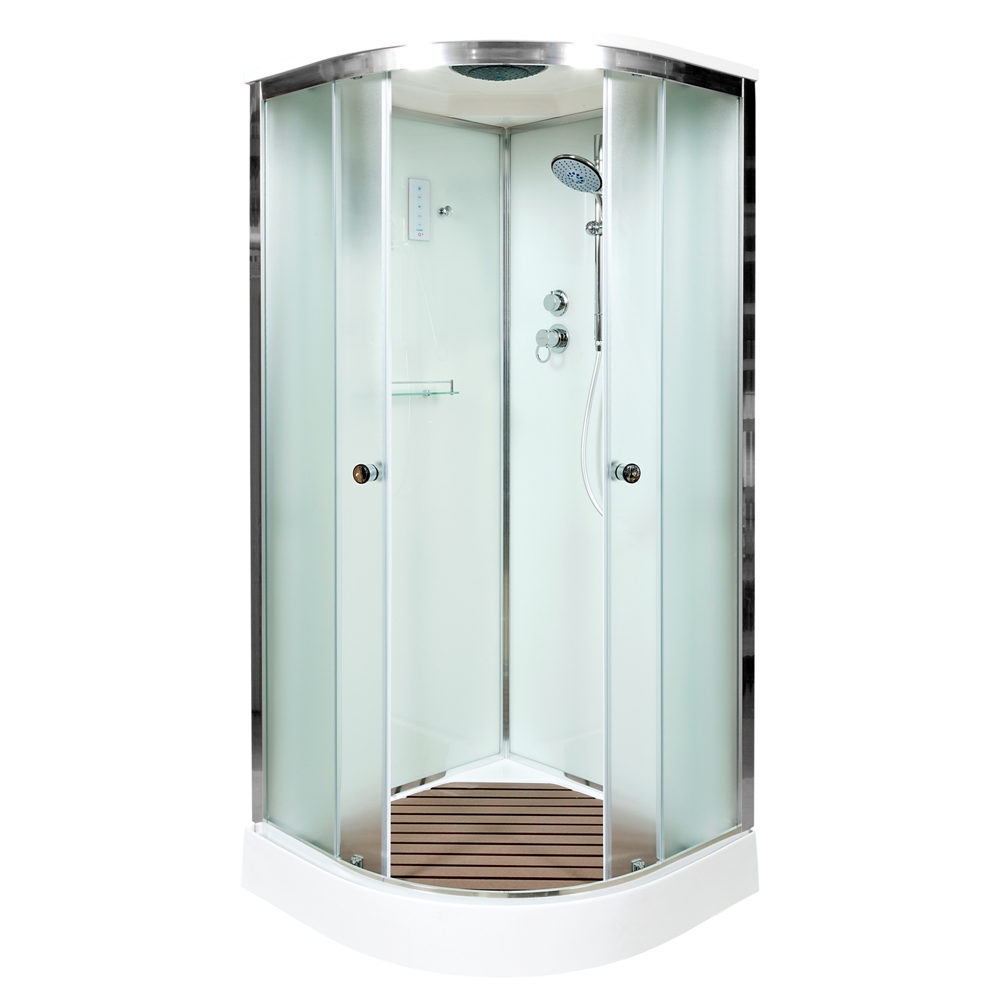 

Душевая кабина AvaCan D08SEL, 80х80х220 см, стекло матовое, профиль хром, D08SEL