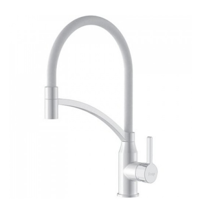 

Смеситель для кухонной мойки Frap F4552-8, белый, F4552-8
