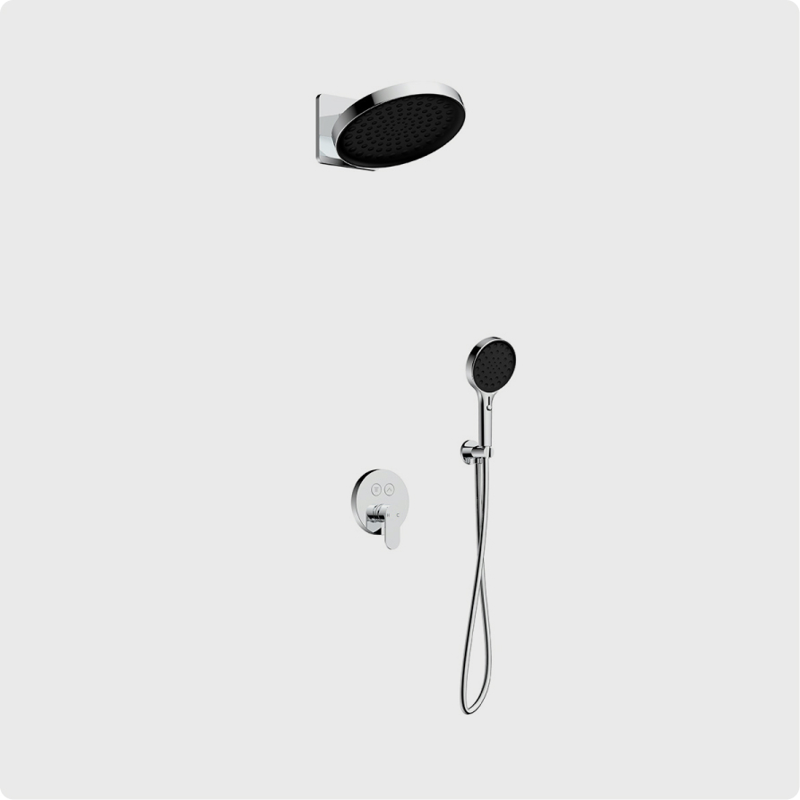 

Душевой комплект AQUAme AQM8402CR хром, AQM8402CR