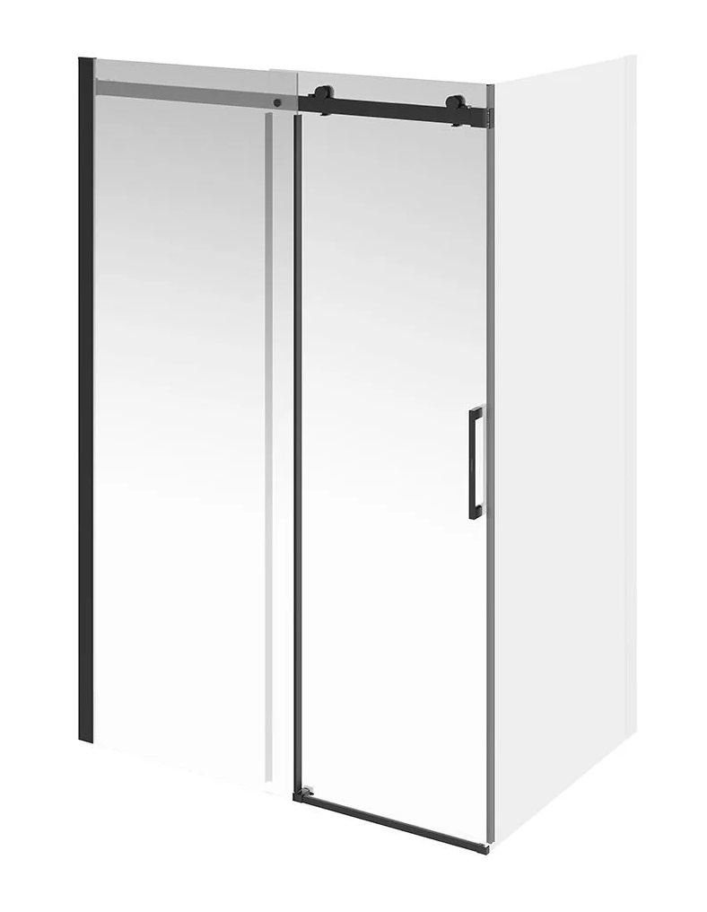

Душевой уголок Kerama Marazzi CRISTALLO 140х100х210 см, профиль черный матовый, стекло прозрачное, CT.140.1/2.SD.BLK.M + CT.140.2/2.SD +CT.100.FP.BLK
