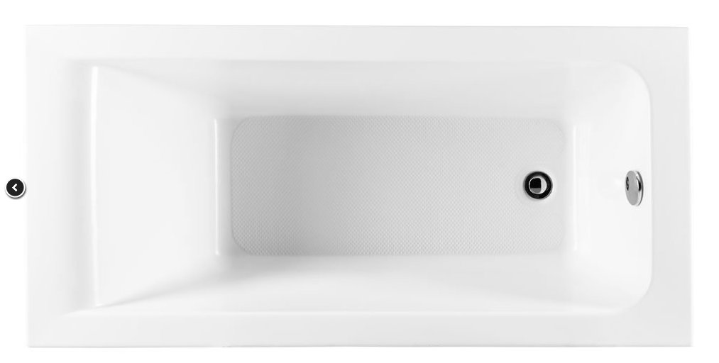 

Акриловая ванна Aquanet Bright 155x70 см, Белый, Bright 155x70