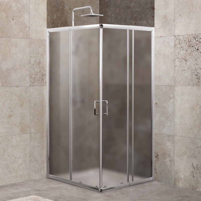 

Душевой уголок BelBagno Unique A-2-85/100-P-Cr стекло punto
