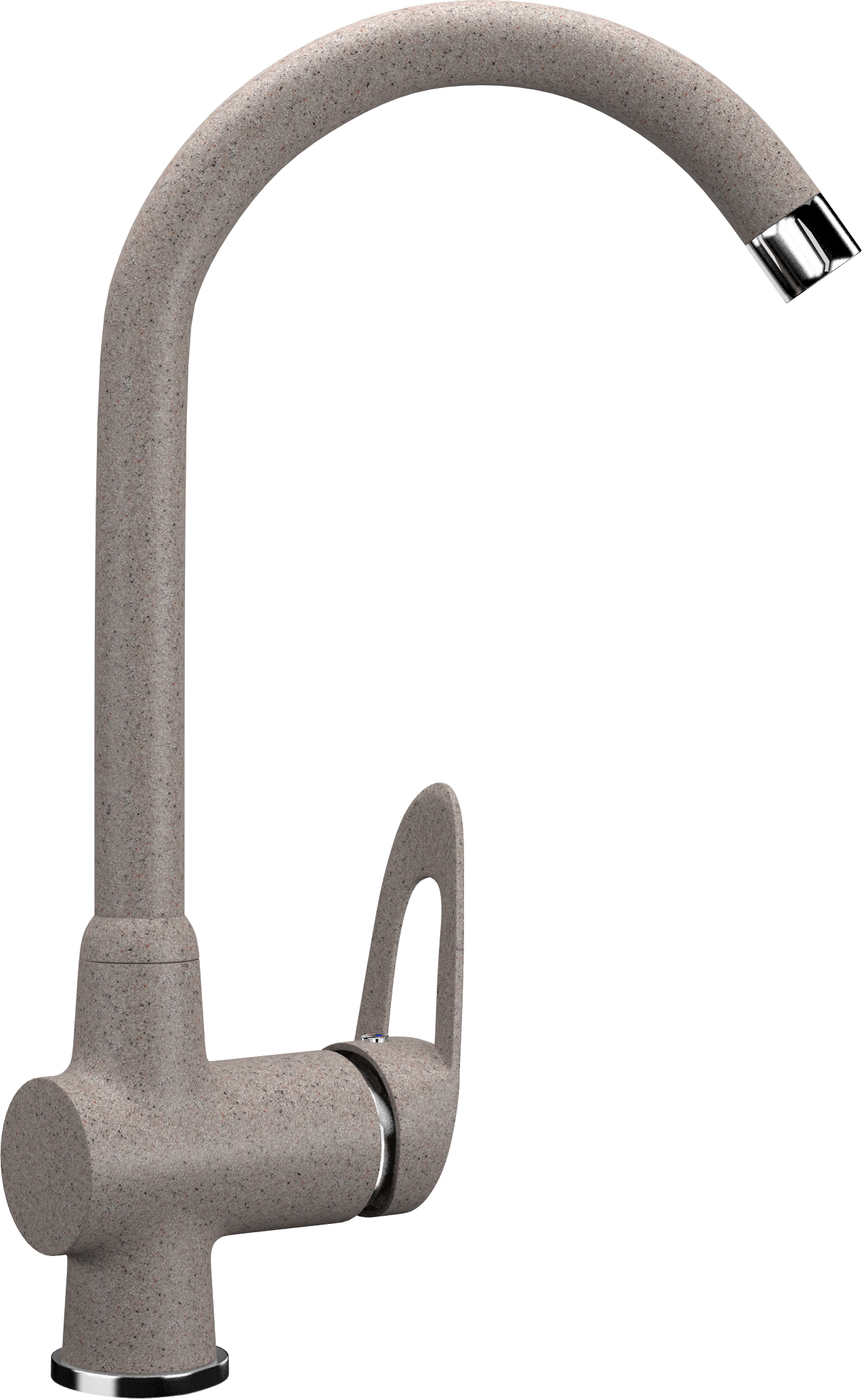 

Смеситель для кухонной мойки Ulgran U-006-302 песочный, Бежевый, U-006-302