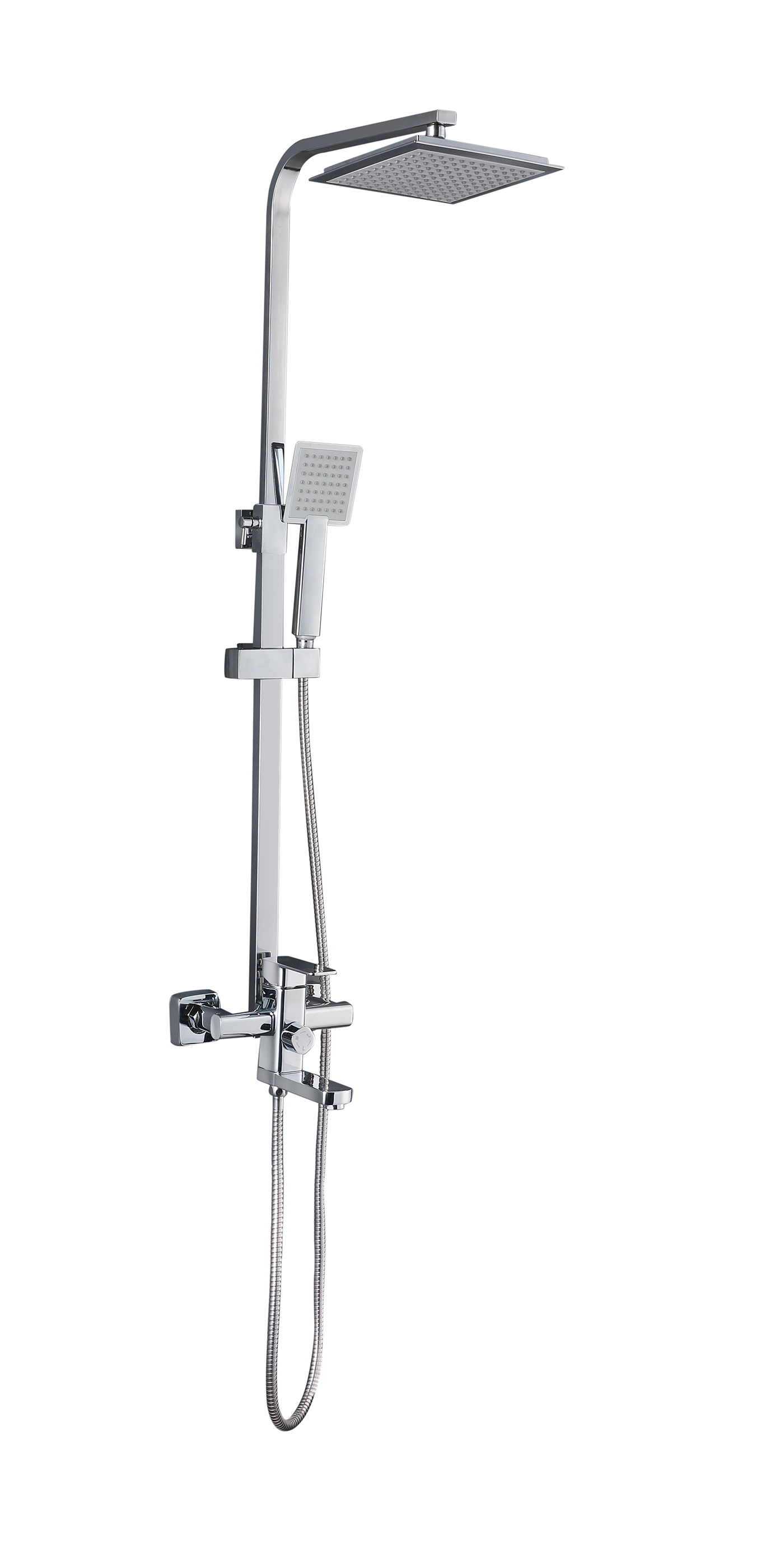 

Душевая стойка Ростовская Мануфактура Сантехники (РМС) SL144-009DK хром, SL144-009DK