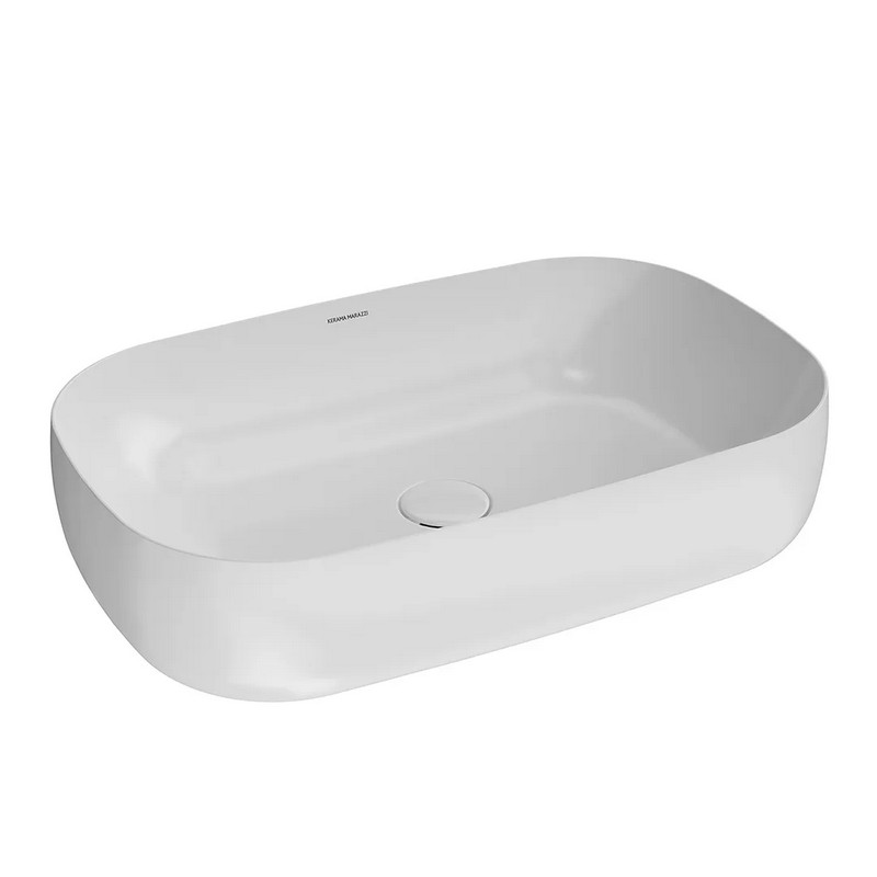 

Раковина Kerama Marazzi Magica 65 накладная, с донным клапаном, белая глянцевая MA.wb.65, Белый, MA.wb.65