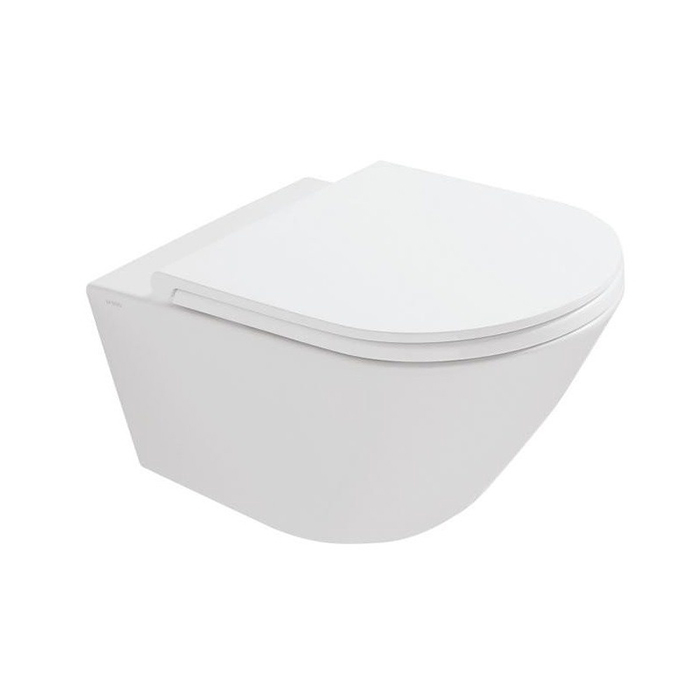 

Унитаз подвесной Globo Forty3 FOS05.BI безободковый 57x36 см, Белый, Forty3 FOS05.BI