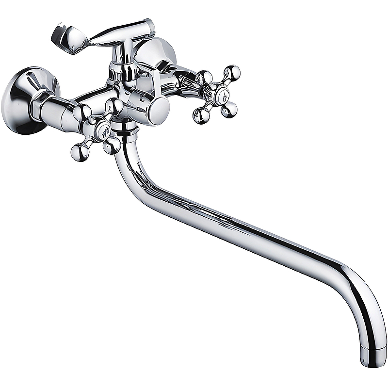 

Смеситель Haiba HB2619-2 для ванны с душем, Хром, HB2619-2