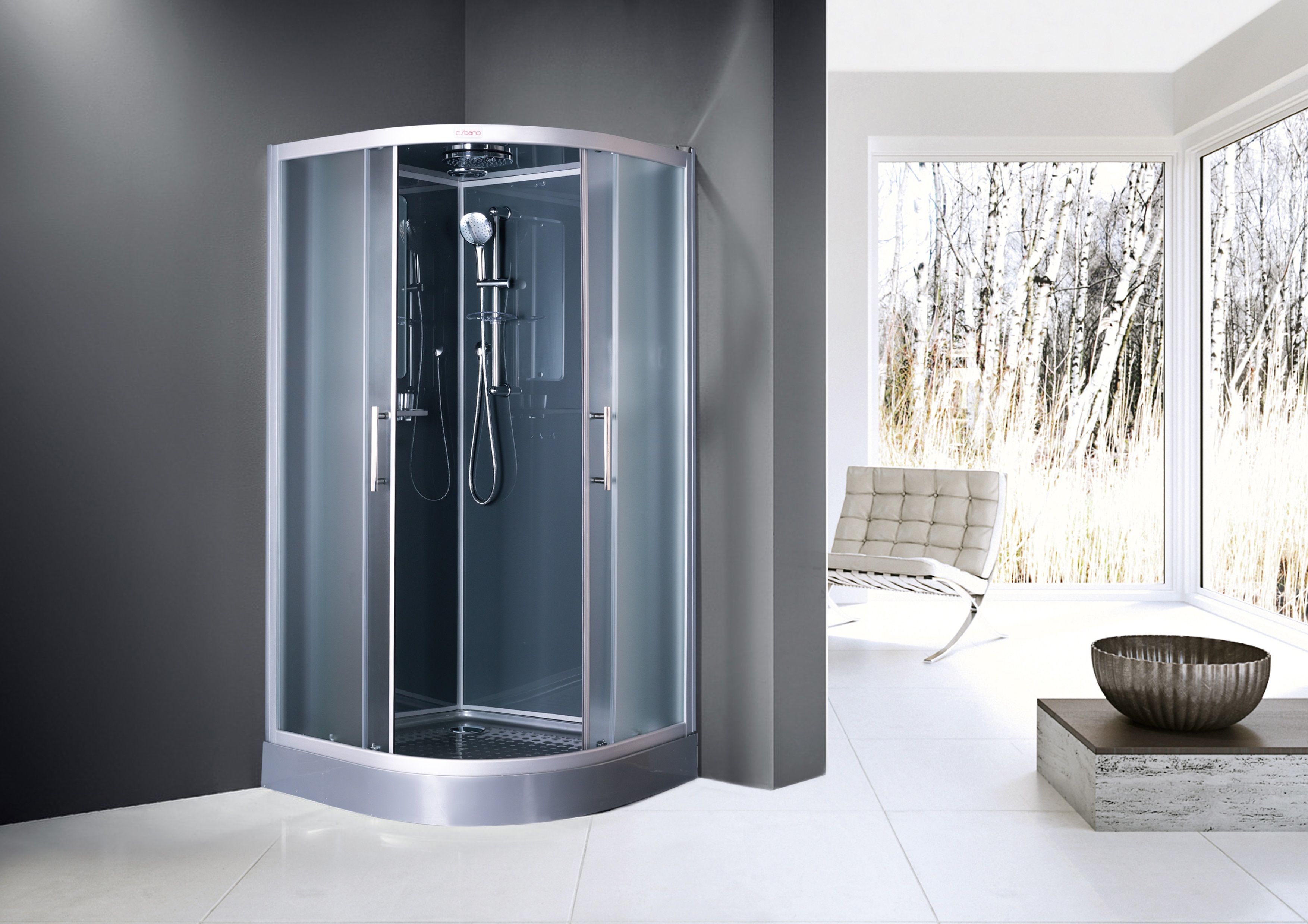 

Душевая кабина Esbano Elegancia ESGT-90CR, ESKG90CR