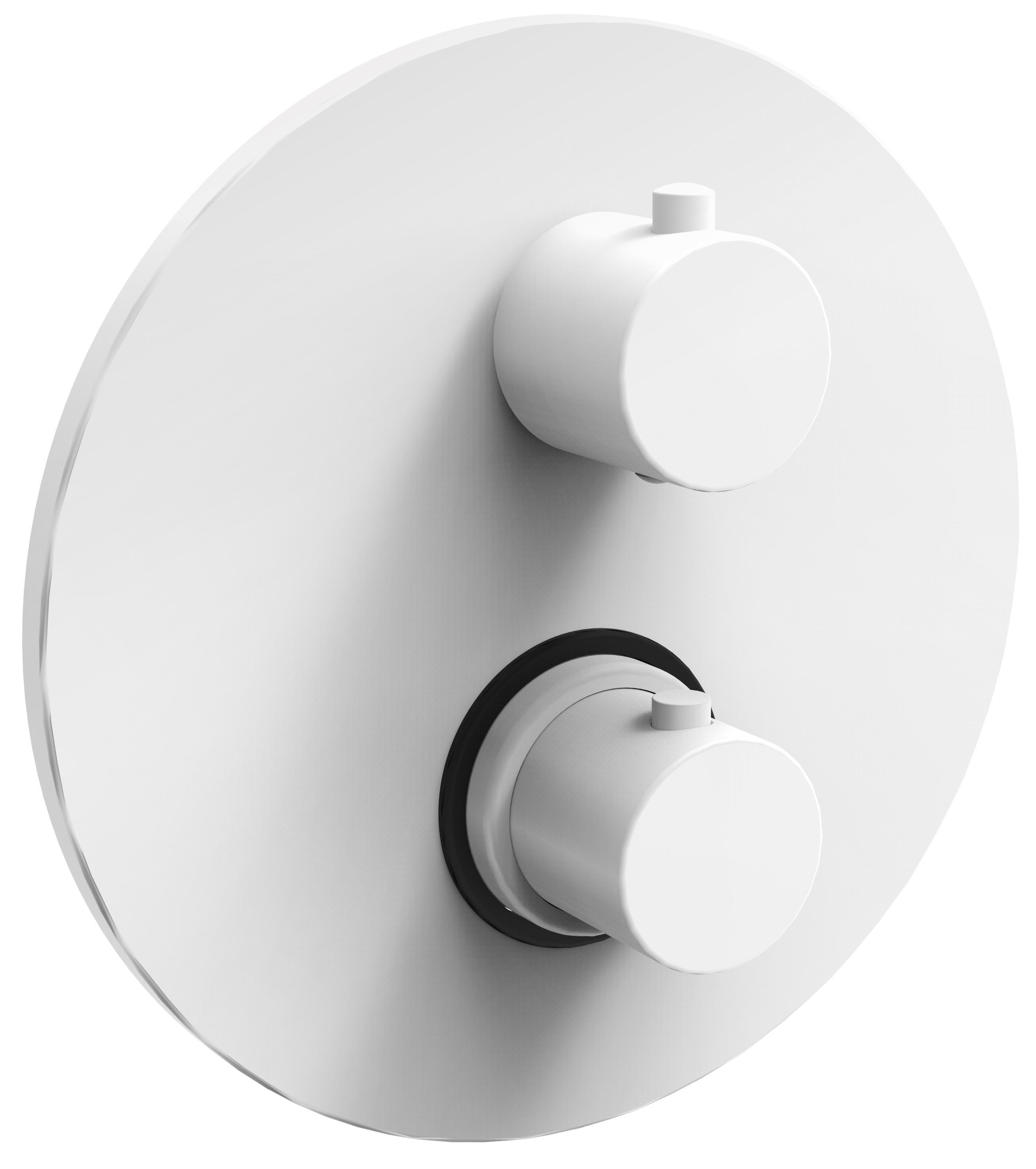 

Термостат Paffoni Light LIQ019BO для душа, с внутренней частью, белый матовый, Light LIQ019BO