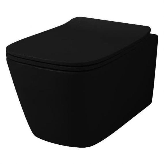 

Унитаз подвесной ArtCeram A16 ASV006 17 00 черный матовый, ASV006 17 00