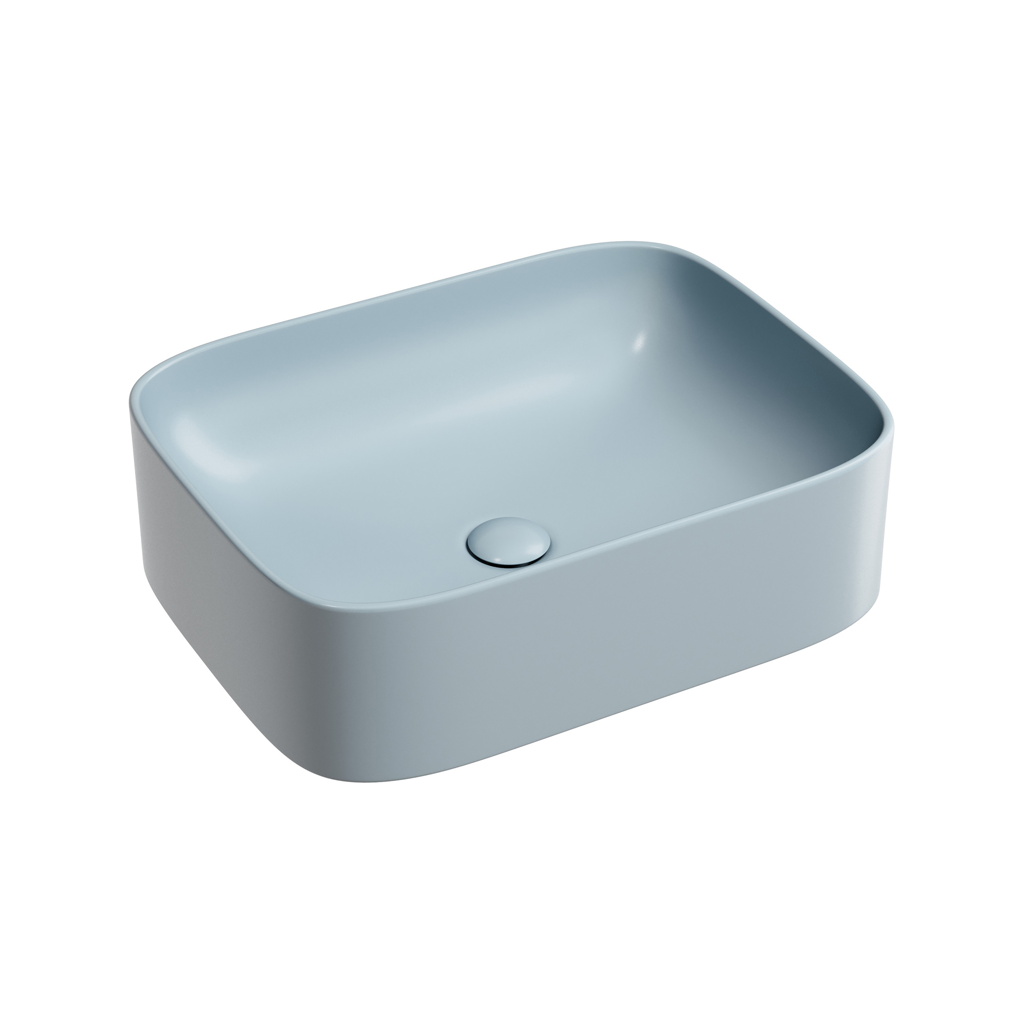 

Раковина Ceramicanova Element CN6052MHL 50,5 см, серо-голубая матовая, Голубой, CN6052MHL