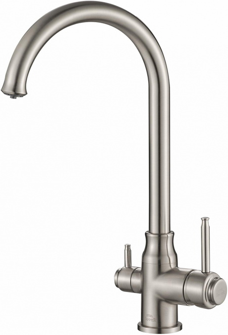 

Смеситель Steel Hammer SH 763 SATIN для кухонной мойки, Хром