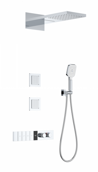 

Душевой гарнитур Wonzon & Woghand WW-D4538-A-CR хром, WW-D4538-A-CR