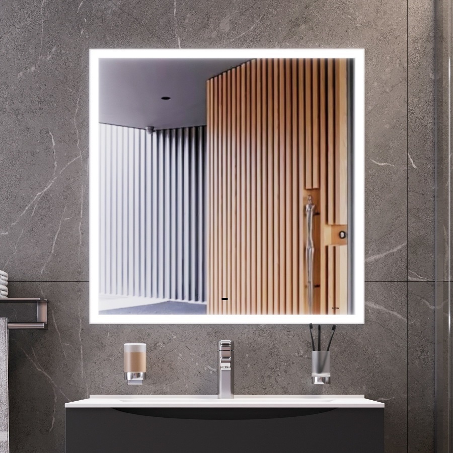 

Зеркало Bond Cube 80х80 с LED-подсветкой и сенсорным диммером, M44ZE-8080