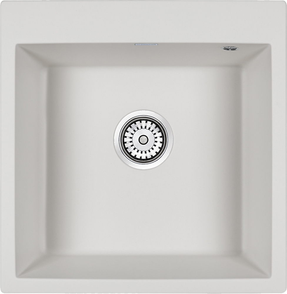 

Мойка кухонная Paulmark KANTE 50 PM105152-WH 51х52см, белый, PM105152-WH