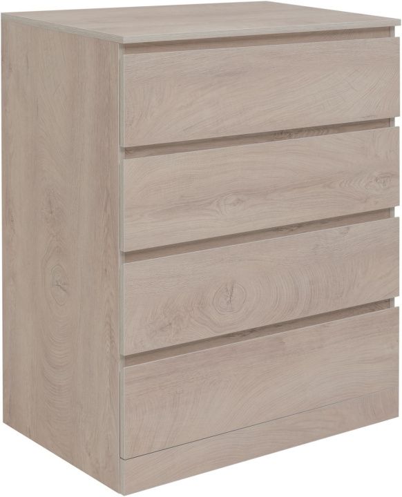 

Комод Aquanet Сканди 80х48 дуб эдгрейн, 4 ящика, Коричневый, Сканди 00302541