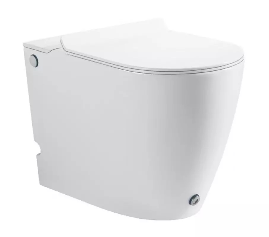 

Унитаз приставной SantiLine SL-5030 безободковый, с микролифтом, Белый, SL-5030
