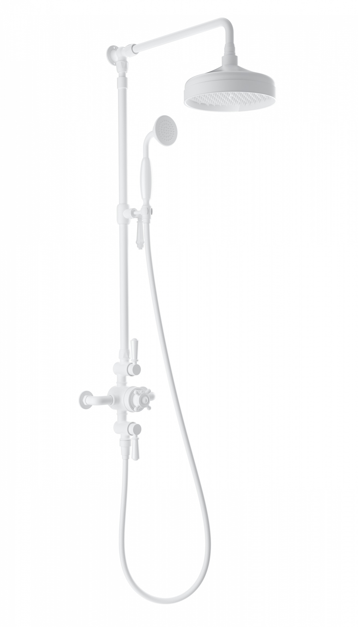 

Душевой гарнитур Wonzon & Woghand WW-B3094-MW белый, WW-B3094-MW