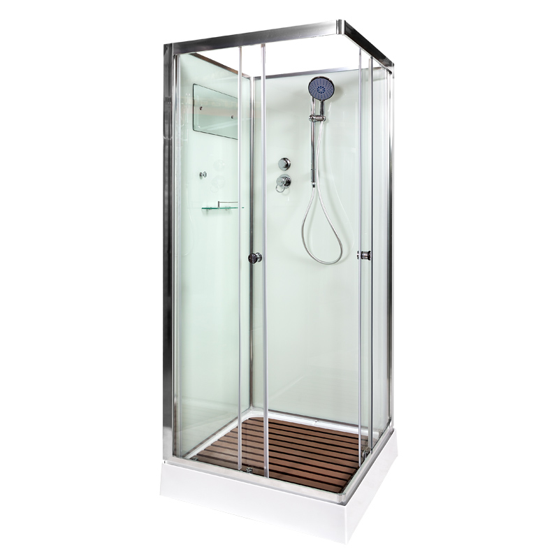 

Душевая кабина AvaCan K408, 80х80х208 см, стекло прозрачное, профиль хром, K408
